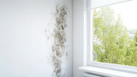 Schimmel auf der Wand
